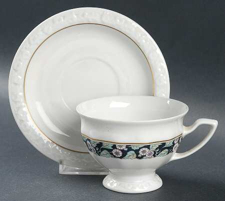 Rustica Footed Cup & Saucer Set