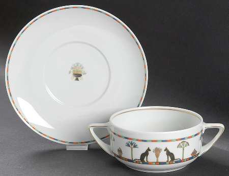 Sais Flat Cream Soup Bowl & Saucer Set
