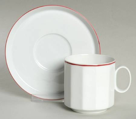 Samos Flat Cup & Saucer Set