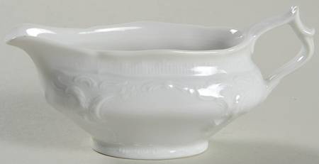 Sanssouci White Individual Gravy Boat