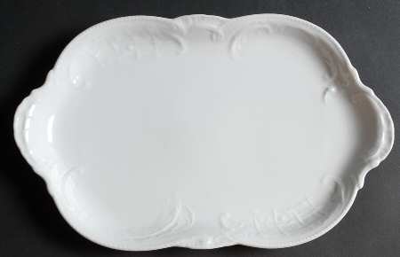 Sanssouci White 11" Oval Serving Platter