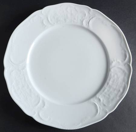 Sanssouci White 12" Chop Plate (Round Platter)