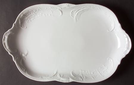 Sanssouci White 19" Oval Serving Platter