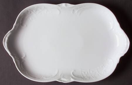 Sanssouci White 13" Oval Serving Platter