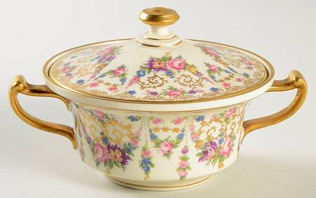 Santa Rosa Sugar Bowl & Lid
