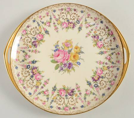 Santa Rosa Handled Cake Plate