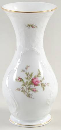 Sanssouci Rose White (Gold Trim) 6" Vase