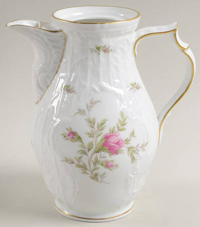Sanssouci Rose White (Gold Trim) Mini Coffee Pot No Lid