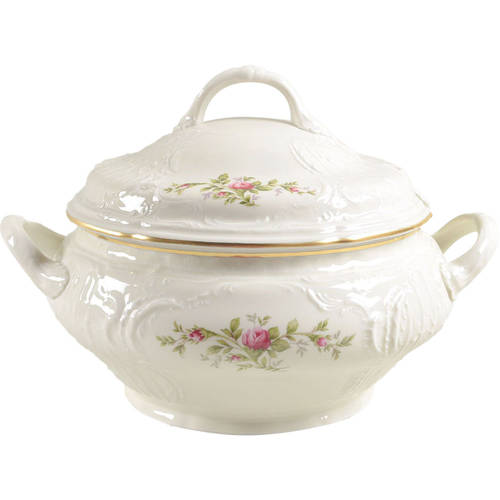 Sanssouci Rose Ivory (Gold Trim) Tureen & Lid