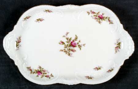 Sanssouci Rose Ivory (Gold Trim) Pickle Dish