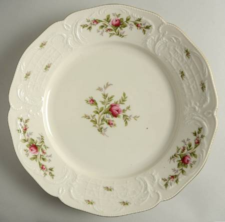 Sanssouci Rose Ivory (Gold Trim) 13" Chop Plate (Round Platter)