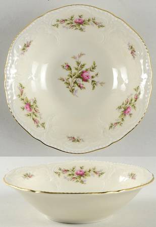 Sanssouci Rose Ivory (Gold Trim) Fruit/Dessert (Sauce) Bowl