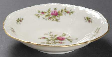 Sanssouci Rose Ivory (Gold Trim) Fruit/Dessert (Sauce) Bowl