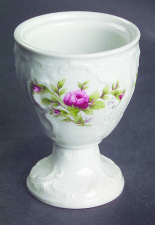 Sanssouci Rose (White, No Trim) Single Egg Cup