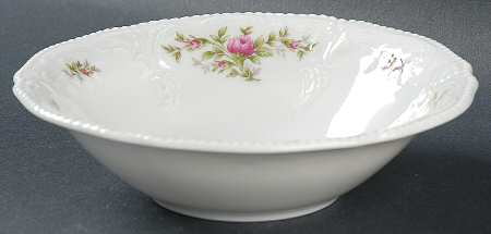 Sanssouci Rose (White, No Trim) Fruit/Dessert (Sauce) Bowl