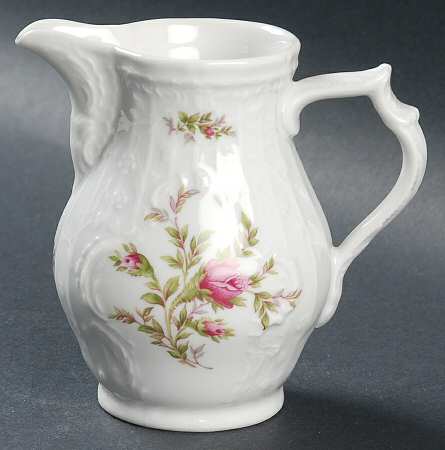 Sanssouci Rose (White, No Trim) Creamer