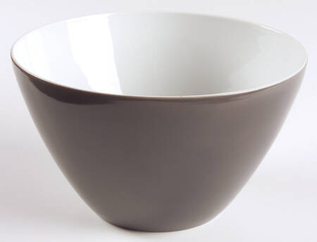 Secunda Gray 10" Large Salad Serving Bowl