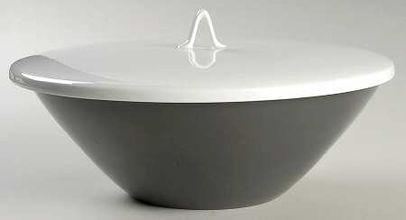 Secunda Gray Lid for Rd Covered Vegetable W/RV9 Base