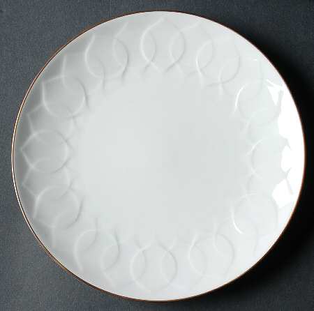 Secunda Gold Coupe Salad Plate