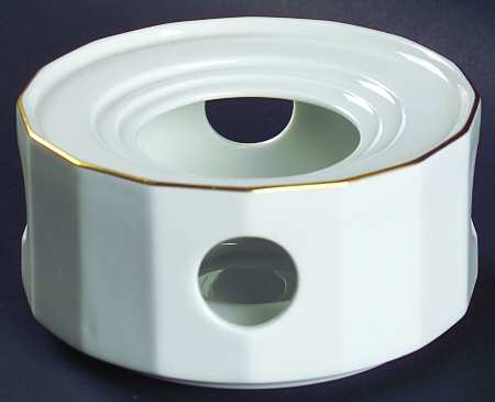 Secunda Gold China Warmer Stand