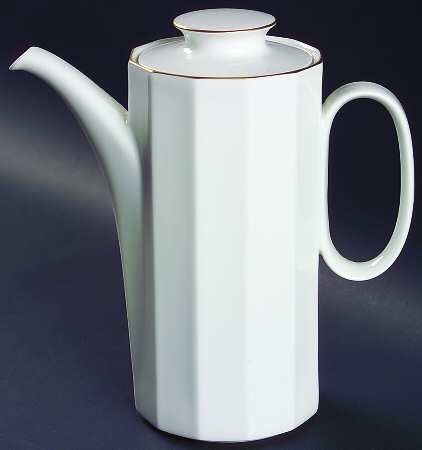 Secunda Gold Coffee Pot & Lid