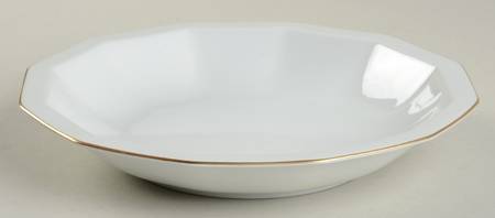Secunda Gold Large Rim Soup Bowl