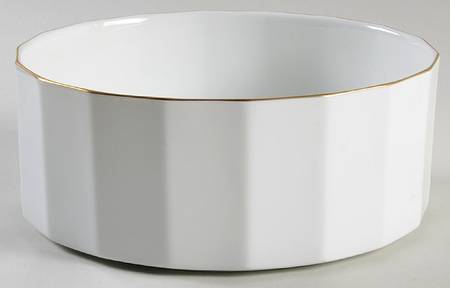 Secunda Gold 8" Round Vegetable Bowl