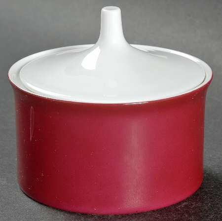 Secunda Purple Sugar Bowl & Lid