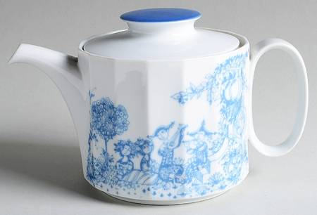 Serenade (Polygon Shape) Teapot & Lid