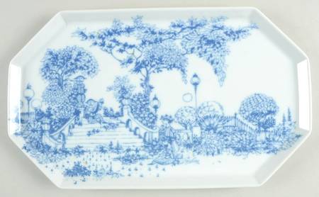 Serenade (Polygon Shape) 12" Oval Serving Platter