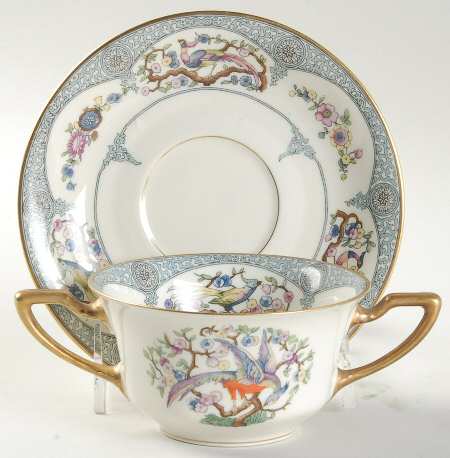 Sevilla Flat Bouillon Cup & Saucer