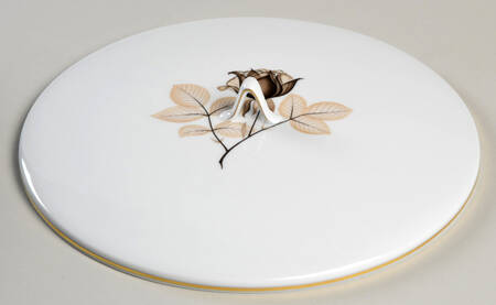 Shadow Rose Lid for Round Vegetable