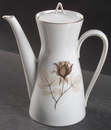 Shadow Rose Coffee Pot & Lid