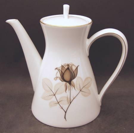 Shadow Rose Teapot & Lid