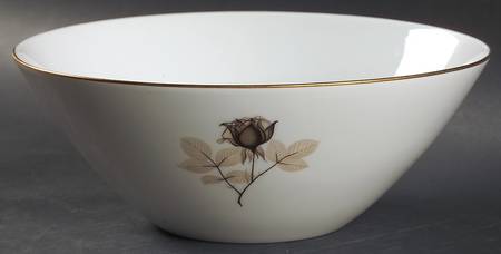 Shadow Rose 7" Round Vegetable Bowl