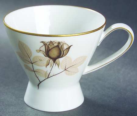 Shadow Rose Footed Demitasse Cup