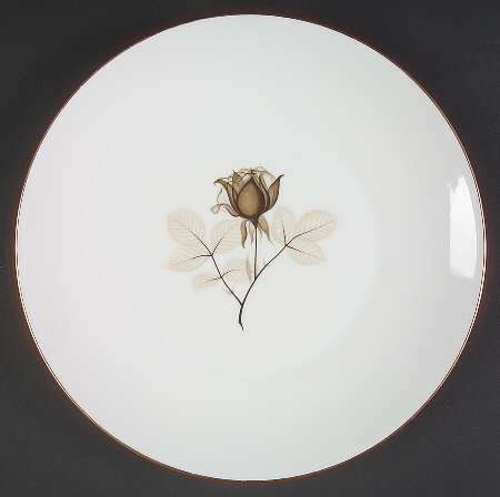 Shadow Rose Large Dinner Plate