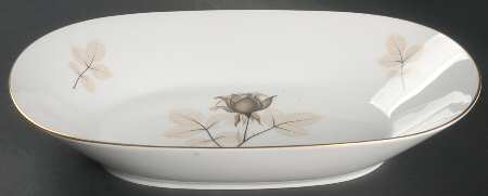 Shadow Rose 11" Oval Vegetable Bowl
