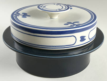 Siena Blue 2.75 Qt Round Covered Casserole by Rosenthal - Continental