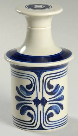 Siena Blue Oil Or Vinegar Cruet and Stopper