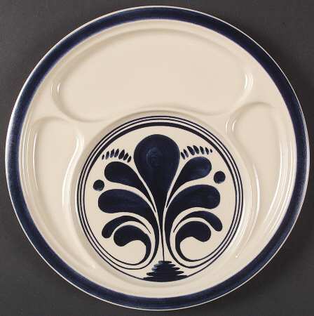Siena Blue Fondue Plate by Rosenthal - Continental