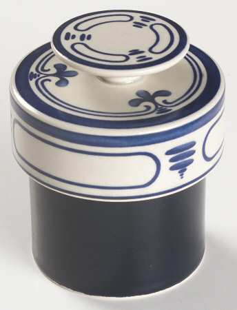 Siena Blue Sugar Bowl & Lid