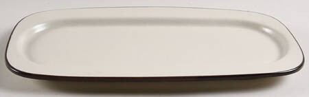 Siena Brown 13" Oval Serving Platter