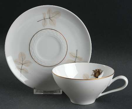 Silhouette Flat Cup & Saucer Set
