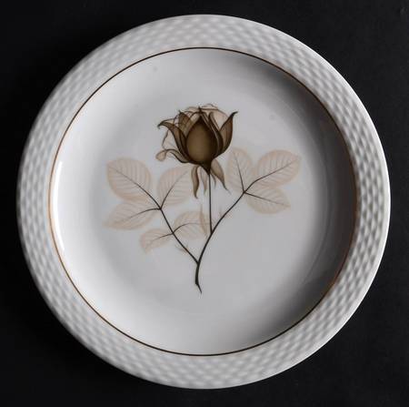 Silhouette Salad Plate