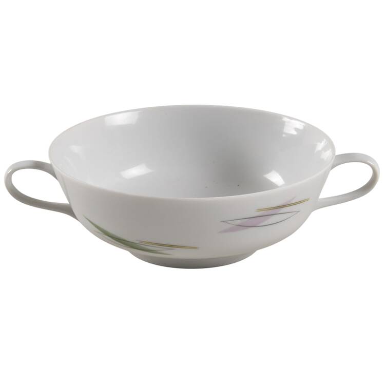 Silvana Footed Cream Soup Bowl