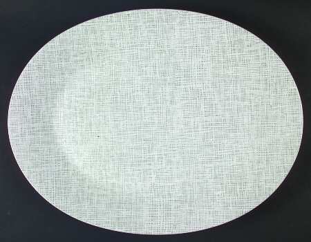 Silk Velvet 18" Oval Serving Platter