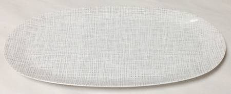 Silk Velvet 14" Oval Serving Platter