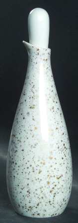 Spatter Oil Or Vinegar Cruet and Stopper