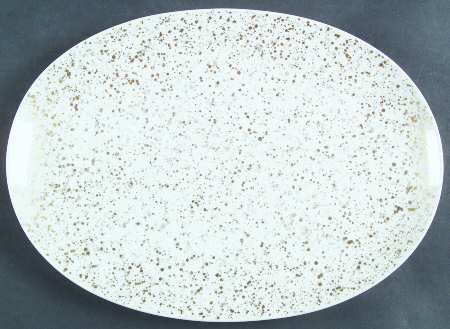 Spatter 13" Oval Serving Platter